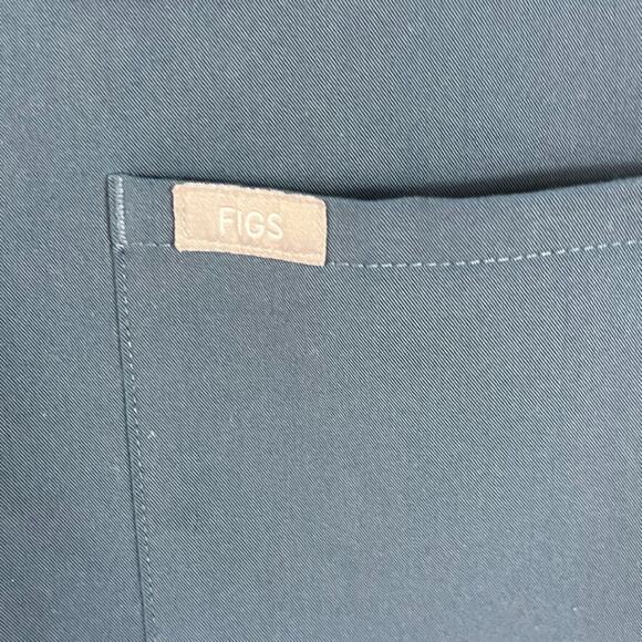 Figs Shirt Womens Size S Catarina Scrub Top Blue Gray One Pocket V-Neck - Picture 4 of 11